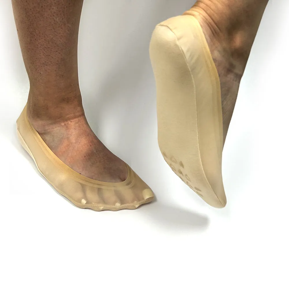 6pk No Show Socks Women Nude Flats Non Slip Foot Liner Invisible Ultra Low 9-11