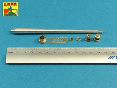 Aber 1/35 German 10,5cm KwK L/70 Barrel With Double Baffle Muzzle Brake 35 L-231