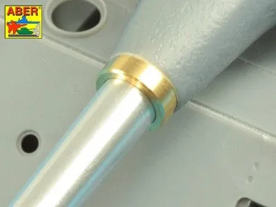 Aber 1/35 German 10,5cm KwK L/70 Barrel With Double Baffle Muzzle Brake 35 L-231