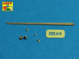 Aber 1/35 German 2m Aerials / Antennas with Ring Base (set of 3 pcs,) R-42