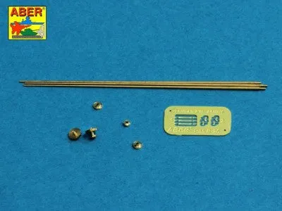 Aber 1/35 German 2m Aerials / Antennas with Ring Base (set of 3 pcs,) R-42