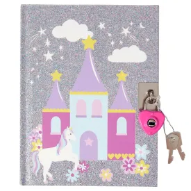 Accessorize London Girl's Magical Kingdom Lockable Journal Diary