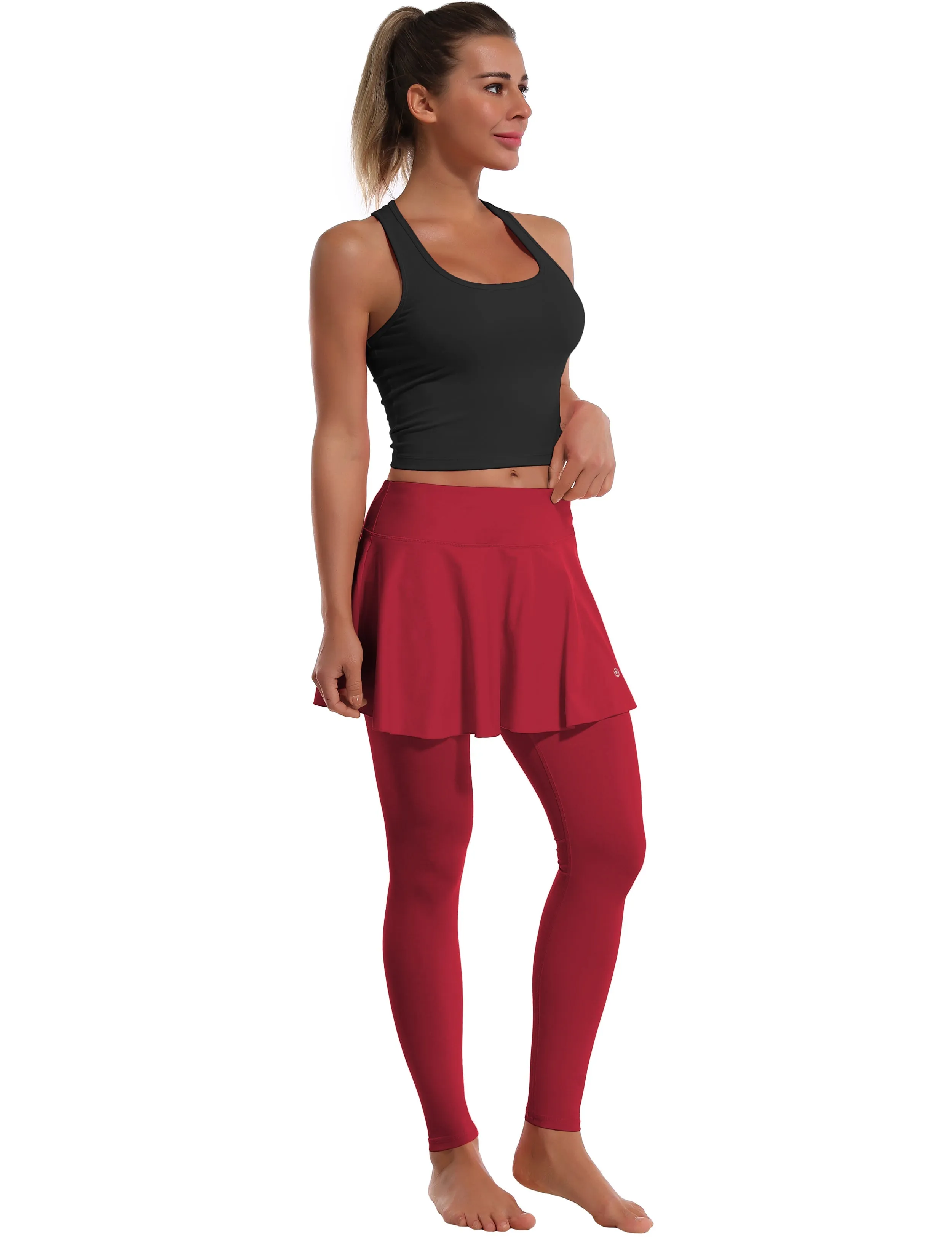 Athletic Tennis Golf Skort with Pocket Shorts rosecoral_Jogging