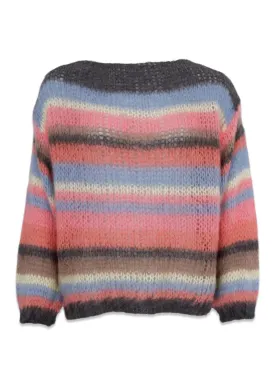 BCADRIA multi striped jumper - Soft Coral