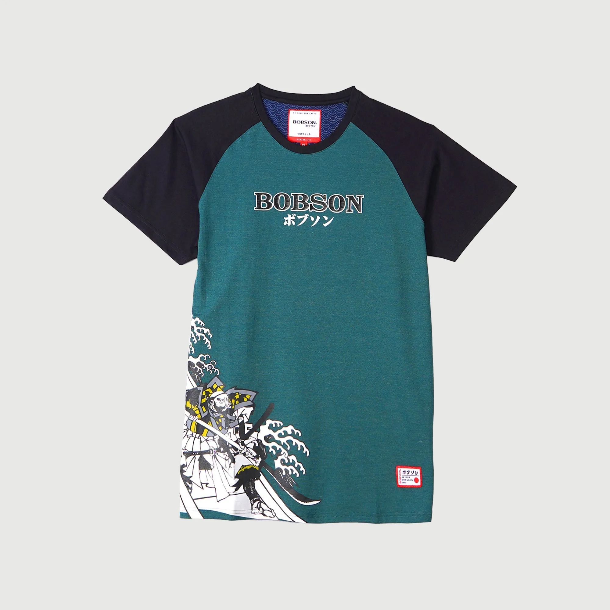 Bobson Japanese Men's Basic Basic Round Neck T shirt for Men Trendy Fashion High Quality Apparel Comfortable Casual Tees Comfort Fit 125872 (Teal)