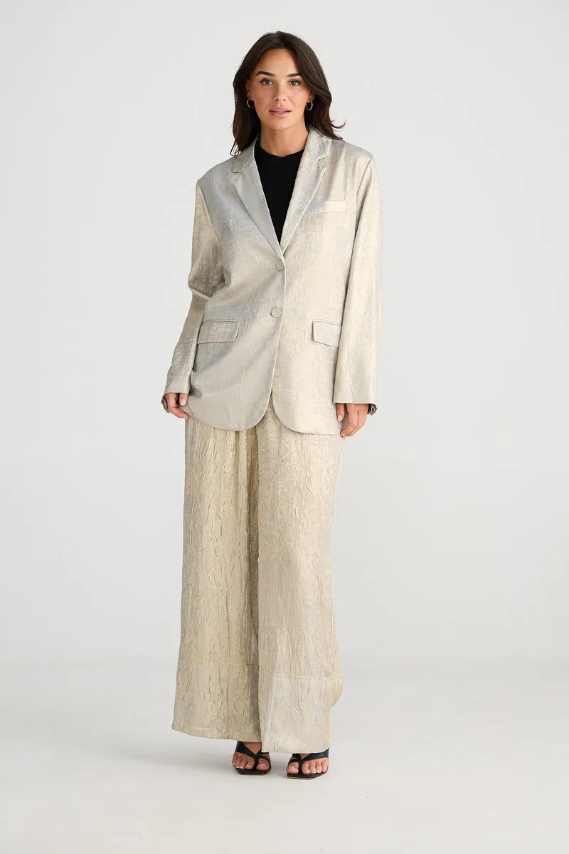 BRAVE & TRUE Astrid Blazer Champagne