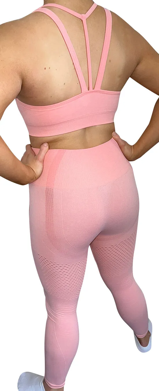Candour seamless legging and sports bra set