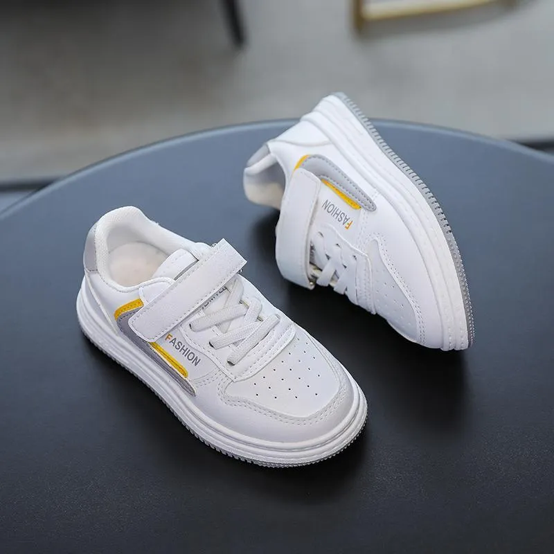 children's jean jackets wholesale Kid Children's Solid Color Sports Board Shoes Wholesale