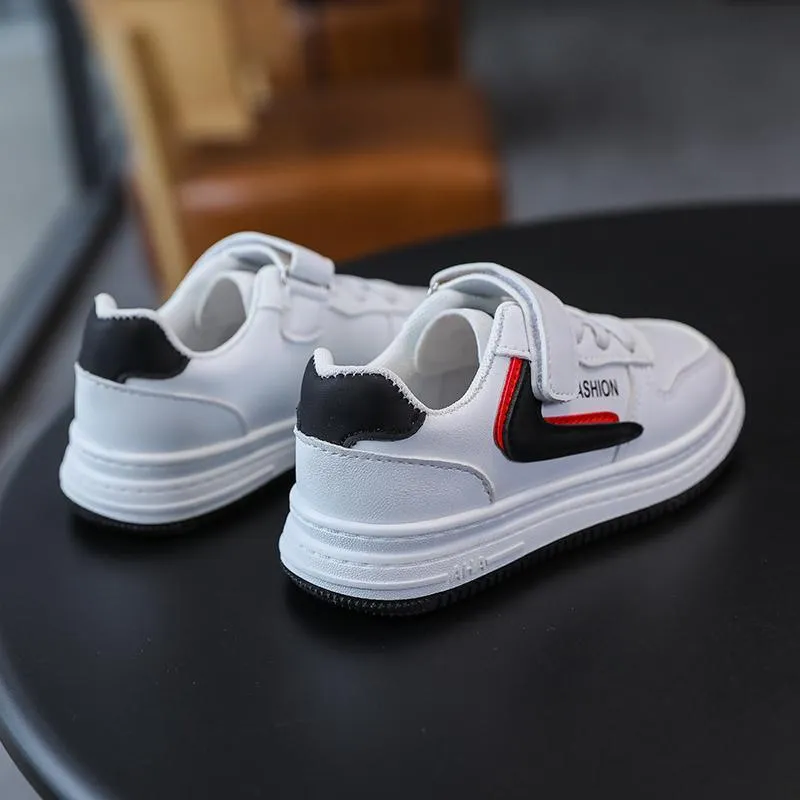 children's jean jackets wholesale Kid Children's Solid Color Sports Board Shoes Wholesale