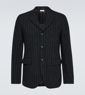 Comme des Garcons Homme Deux Chalk striped single-breasted blazer