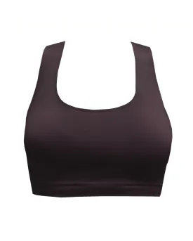 ELATED Bra Top | Chocolate Brown