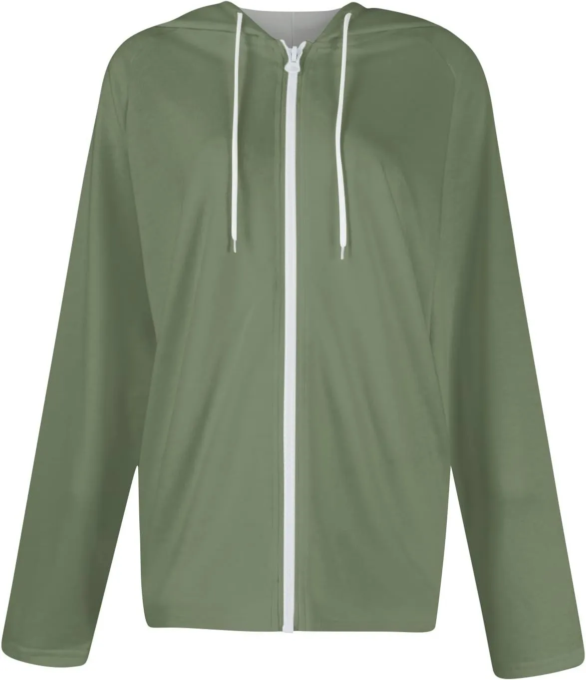 Fall Jackets for Women 2024 Fashion Full Zip Up Hoodie Long Sleeve Cropped Sweatshirt Jackets Casual Comfy Coats Tops
