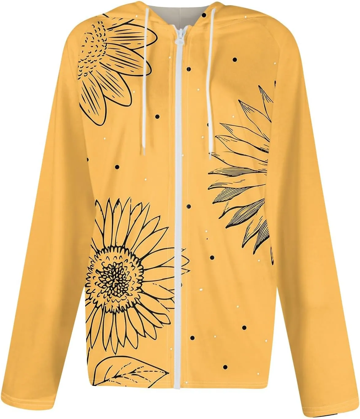 Fall Jackets for Women 2024 Fashion Full Zip Up Hoodie Long Sleeve Cropped Sweatshirt Jackets Casual Comfy Coats Tops