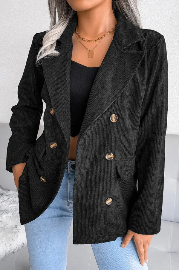 Front Page News Corduroy Blazer
