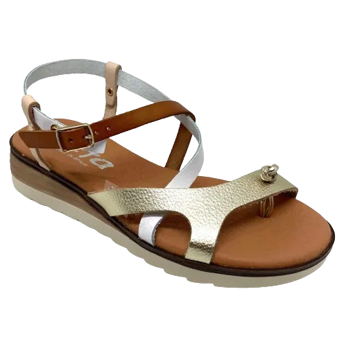 Grab  -  White/tan/gold combo