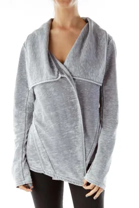 Gray Open Jacket