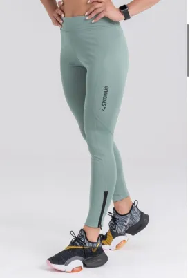 Gymwolves Sports Leggings | Green | Versatile Stretch | Push Up Woman Sports Leggings | Reflex Series