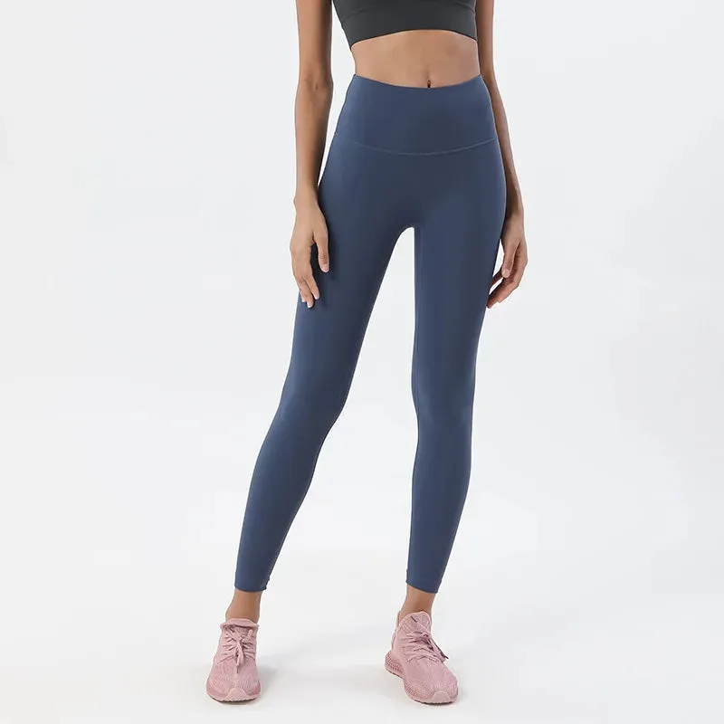 High Waist SOISOU Nylon Leggings Women's Yoga Fitness Pants