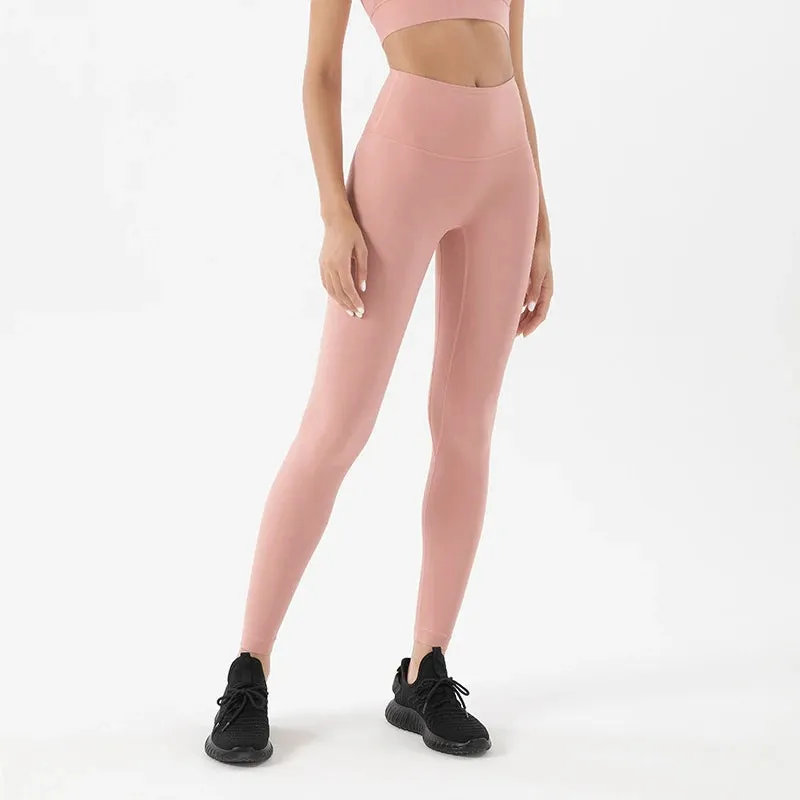 High Waist SOISOU Nylon Leggings Women's Yoga Fitness Pants