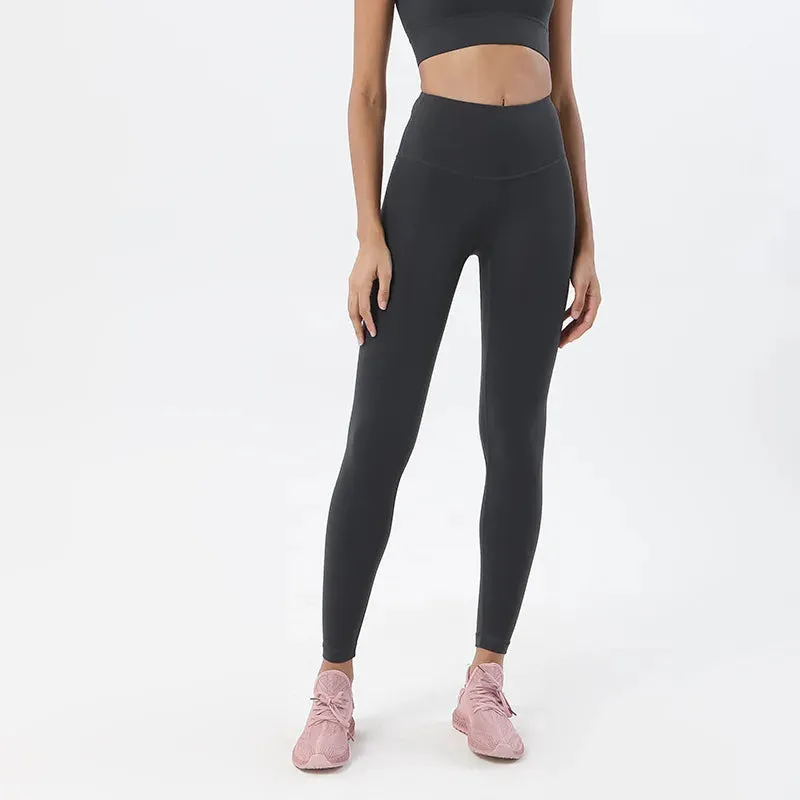 High Waist SOISOU Nylon Leggings Women's Yoga Fitness Pants
