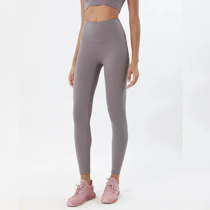 High Waist SOISOU Nylon Leggings Women's Yoga Fitness Pants