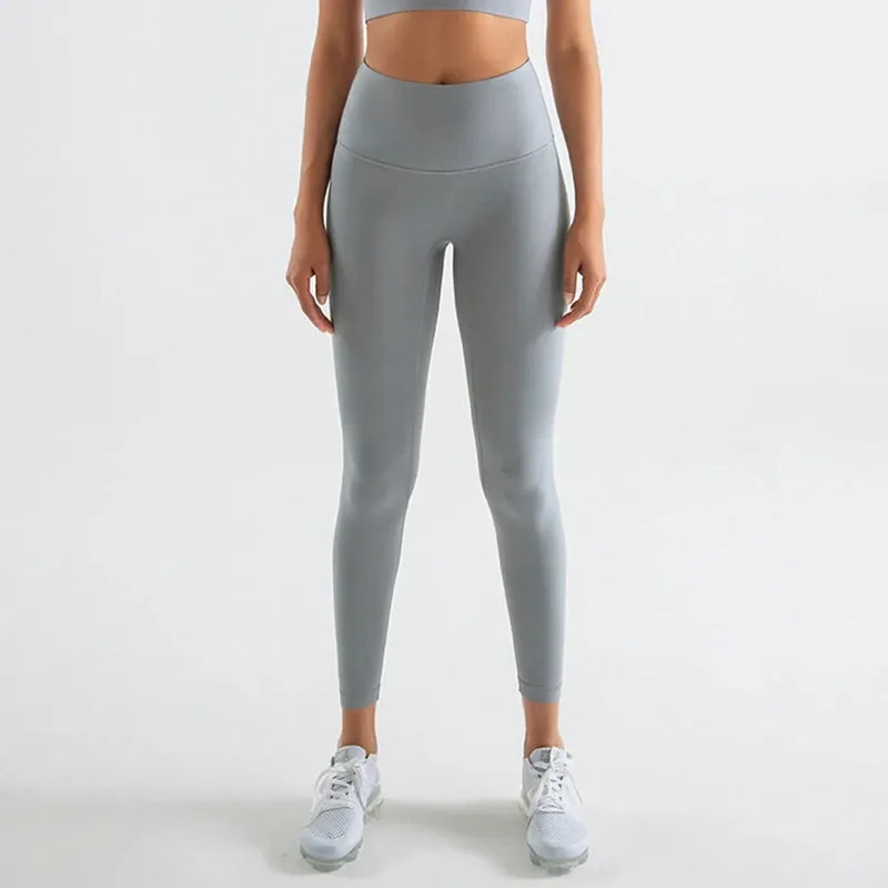 High Waist SOISOU Nylon Leggings Women's Yoga Fitness Pants