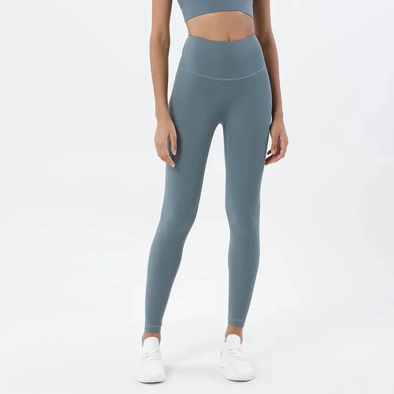 High Waist SOISOU Nylon Leggings Women's Yoga Fitness Pants