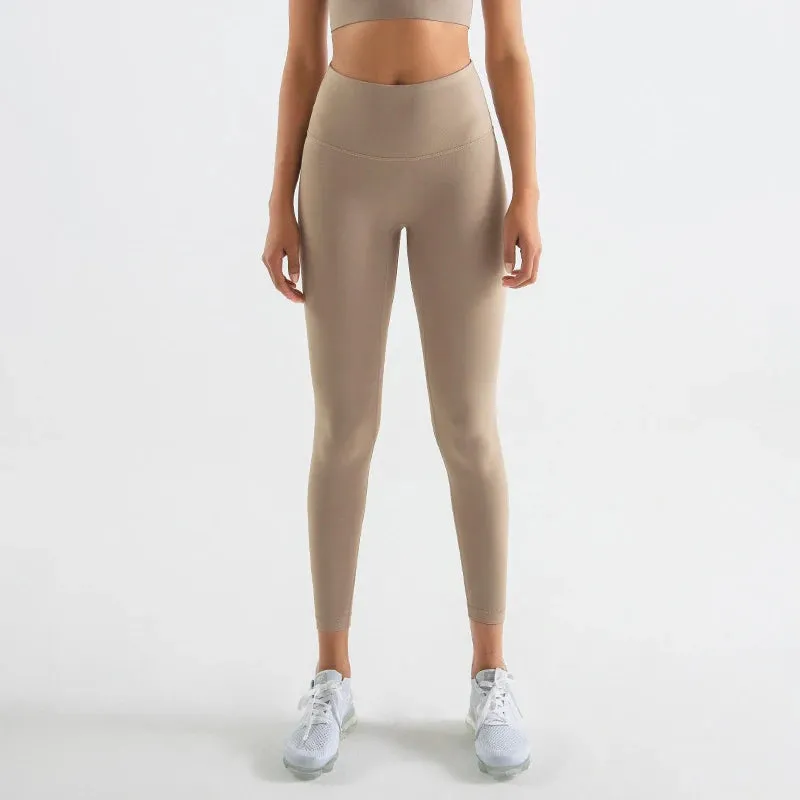 High Waist SOISOU Nylon Leggings Women's Yoga Fitness Pants