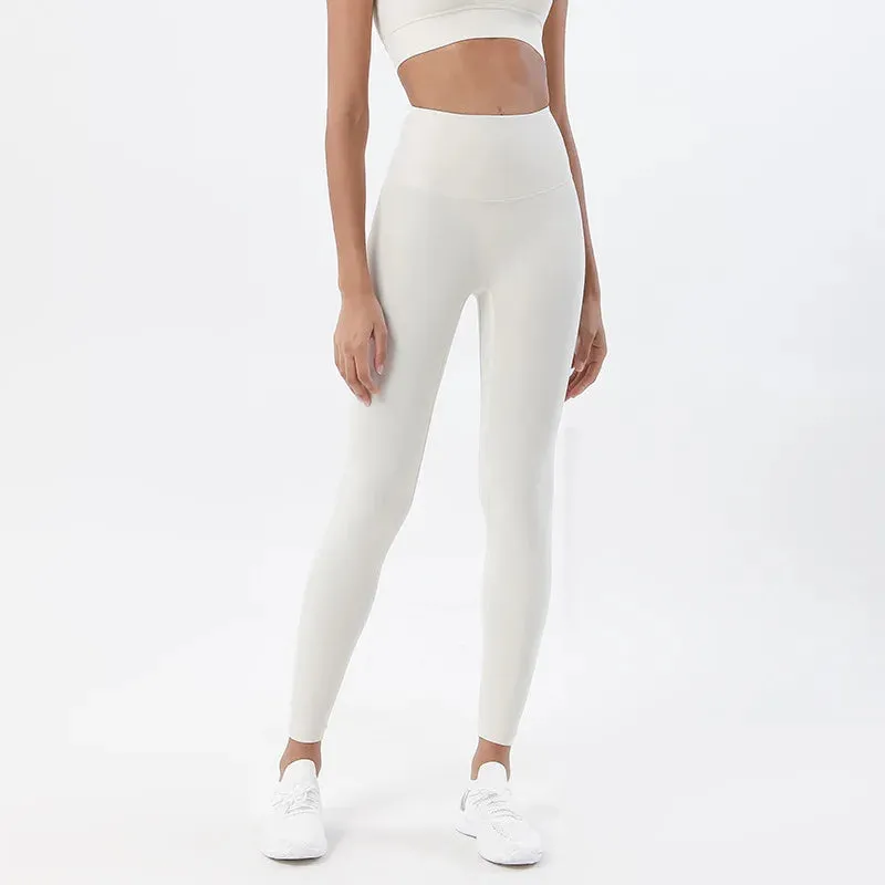High Waist SOISOU Nylon Leggings Women's Yoga Fitness Pants