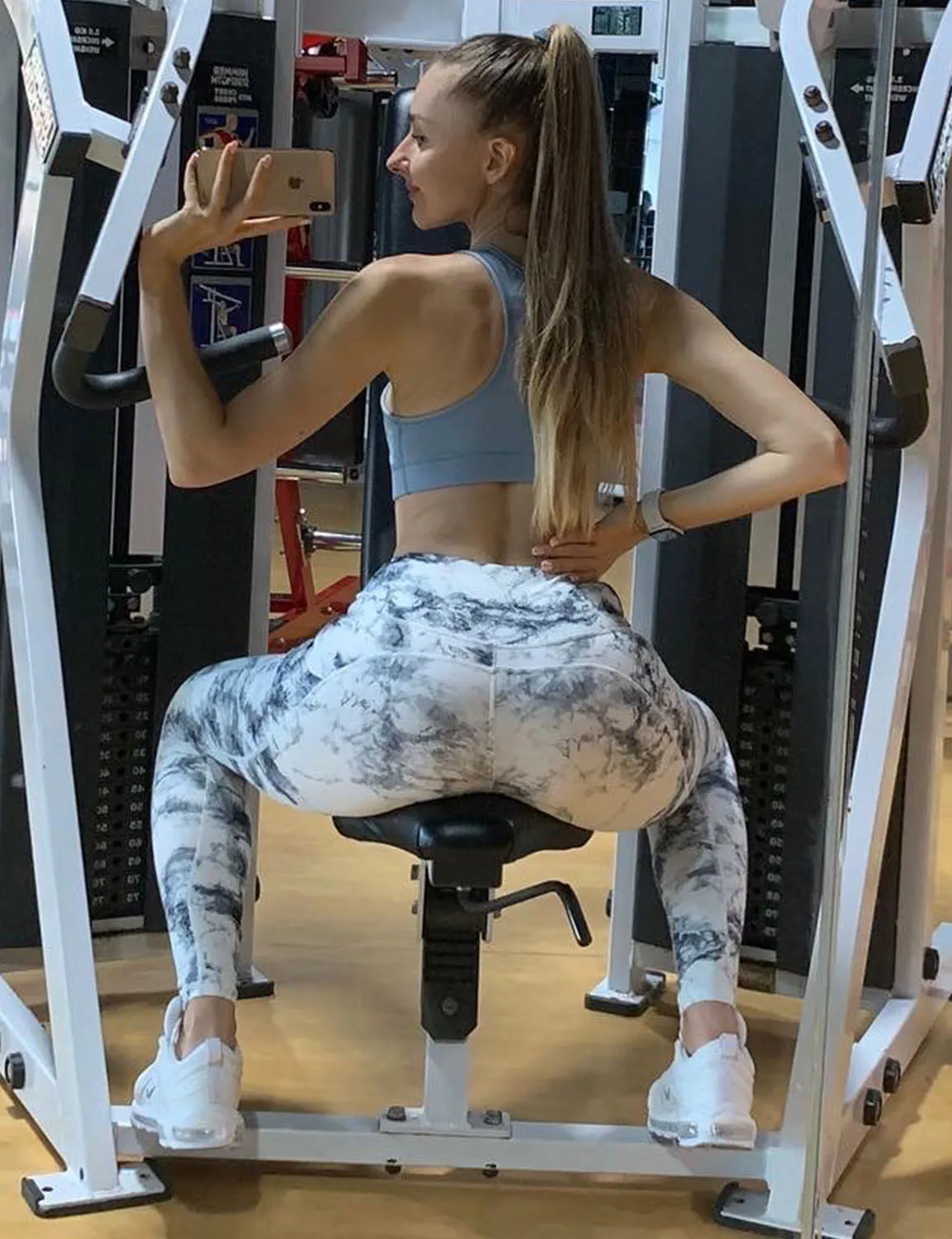 Hip Line Side Pockets Jogging Pants arabescato ins_Jogging