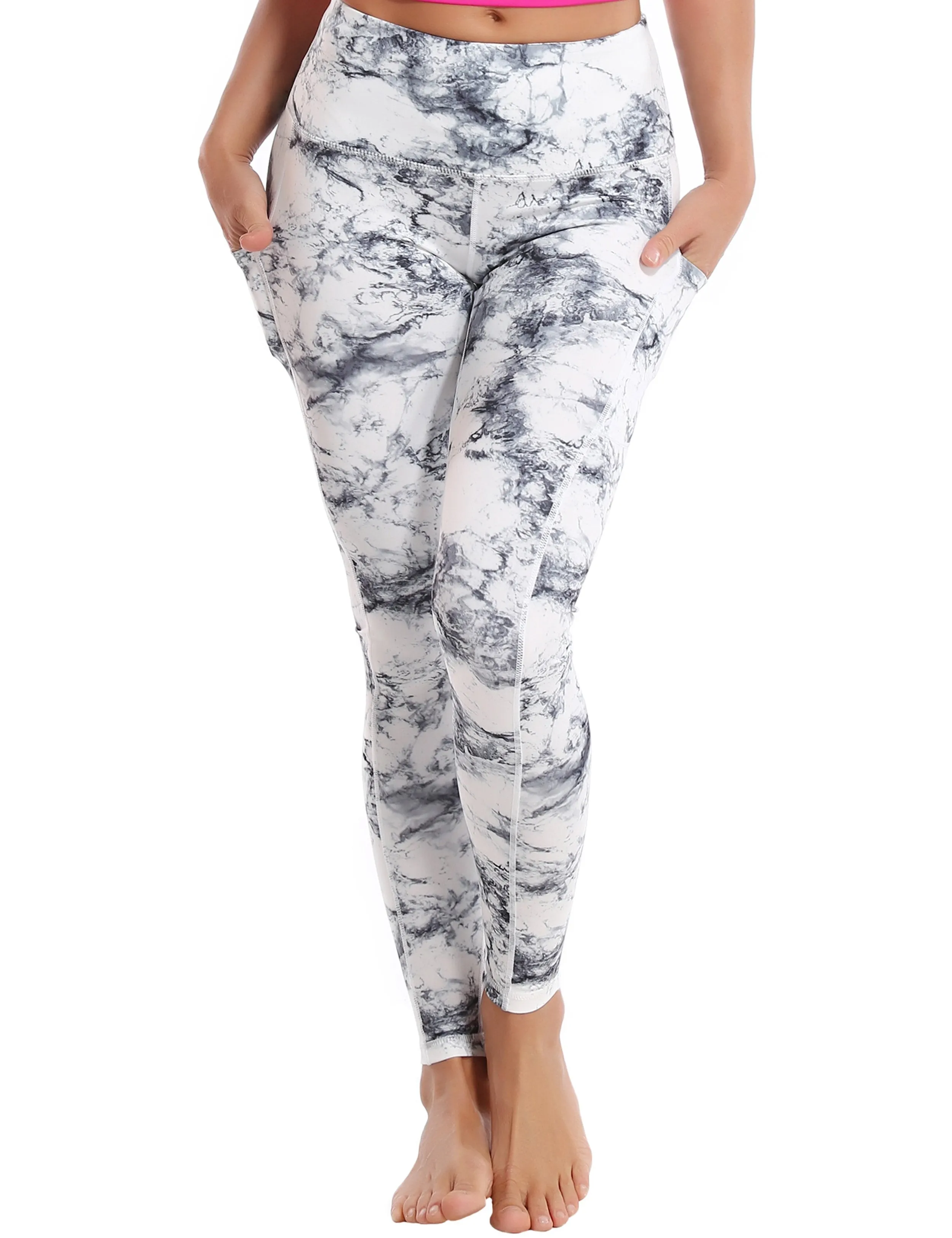 Hip Line Side Pockets Jogging Pants arabescato ins_Jogging