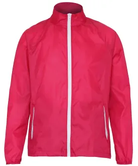 Hot Pink/White - Contrast lightweight jacket