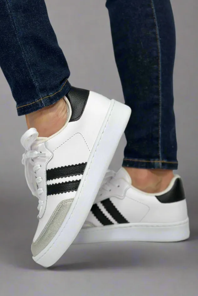 Miel Sneaker Stripe - Black