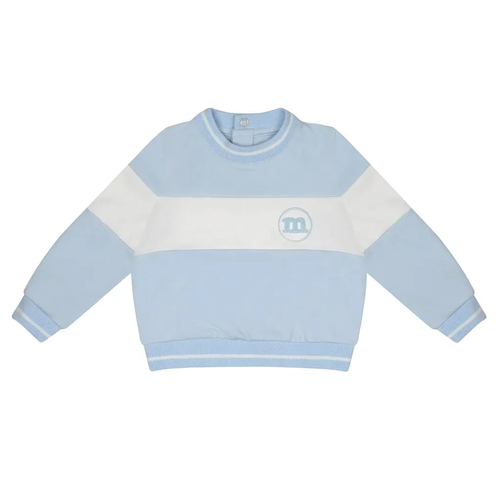 Mitch & Son - Panel tracksuit, pale blue