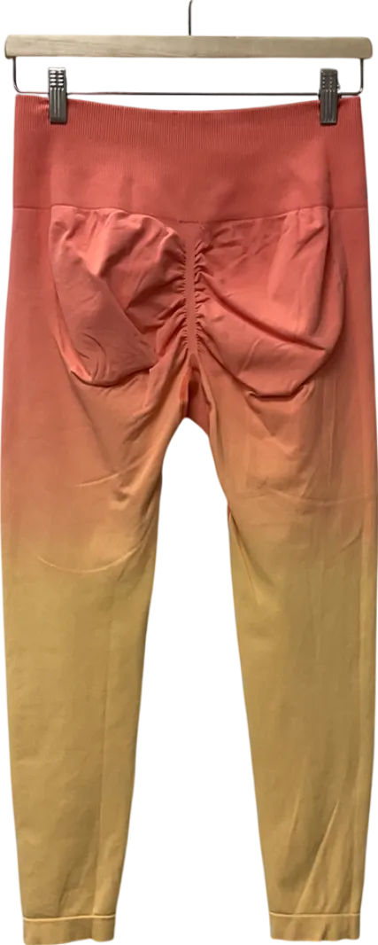 Multicoloured Ombré Gym Leggings UK L