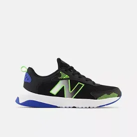 New Balance Kids 545 Running Shoes- Black/Green/Cobalt