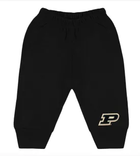 Purdue University Baby Sweatpants in Black
