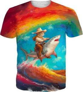RAISEVERN Unisex Summer T-Shirts Crewneck Cool Short Sleeve Funny Graphic Print Top Casual Tees