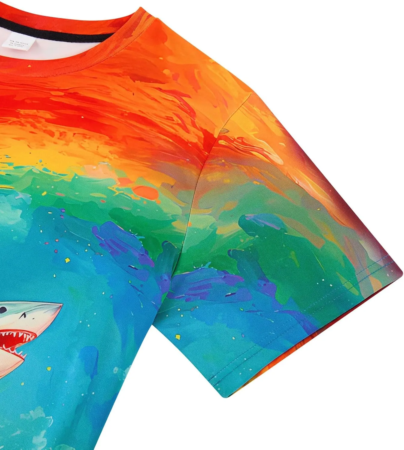 RAISEVERN Unisex Summer T-Shirts Crewneck Cool Short Sleeve Funny Graphic Print Top Casual Tees