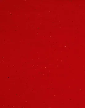 Red Speckled Sweatshirt Jersey Fabric