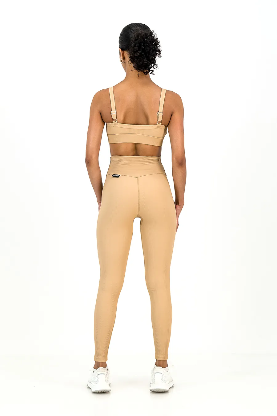 Rib Aspire Leggings | Crème
