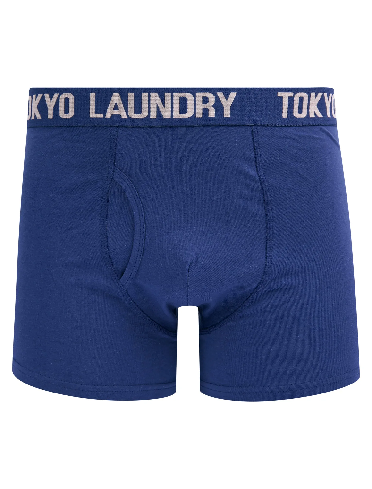 Saxen (2 Pack) Boxer Shorts Set in Coral Cloud / Deep Cobalt - Tokyo Laundry