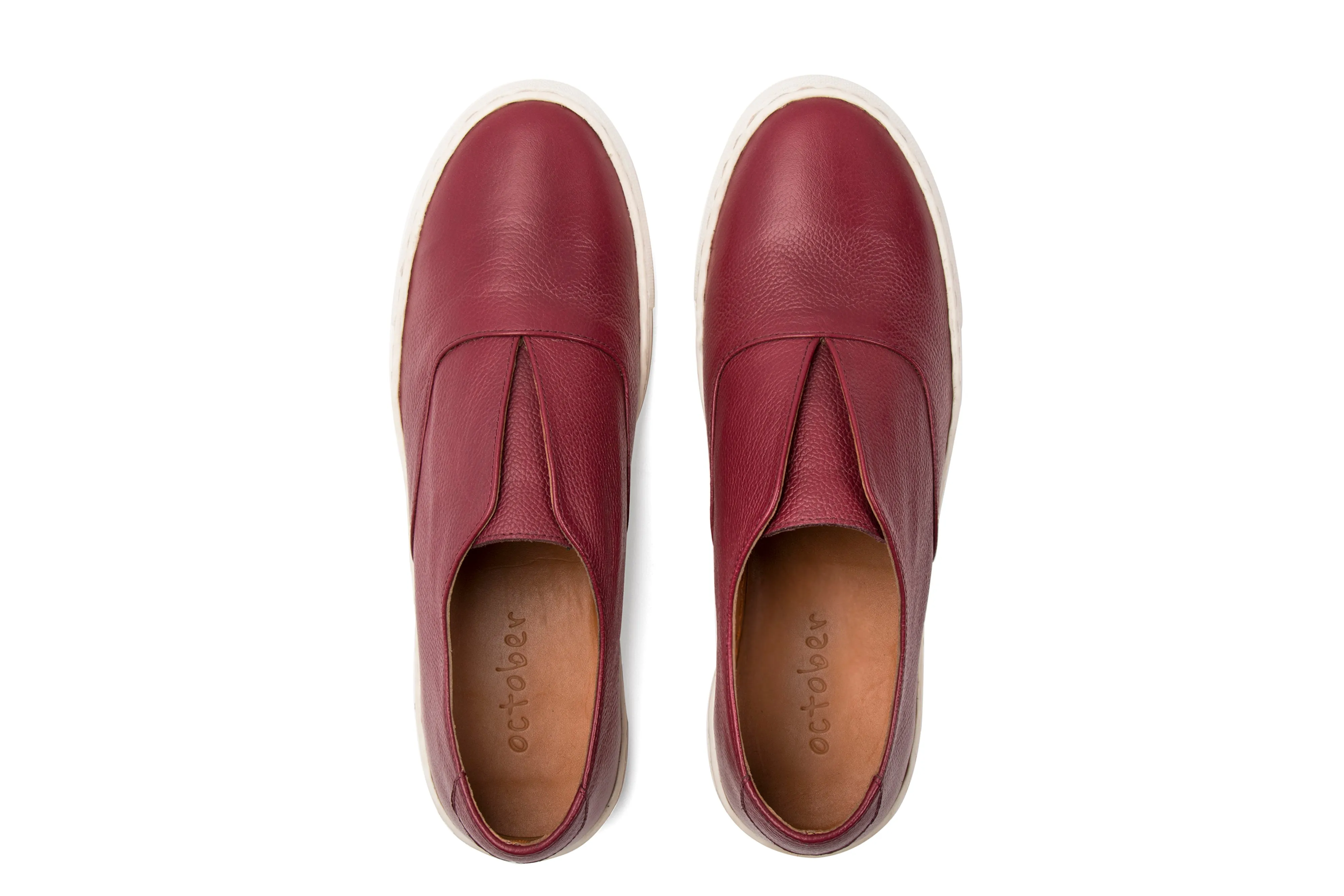 Sneakers- Maroon Leather