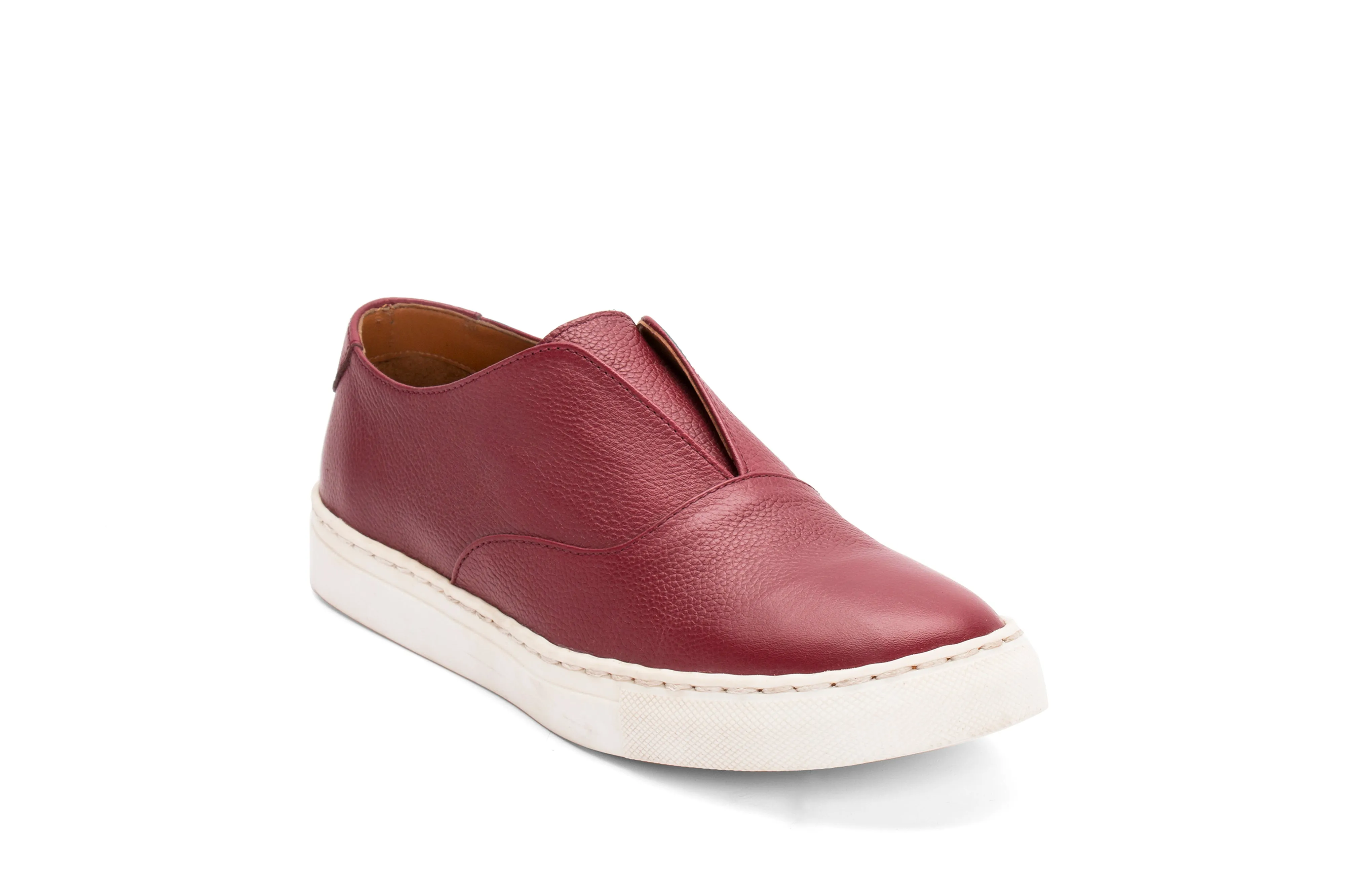 Sneakers- Maroon Leather