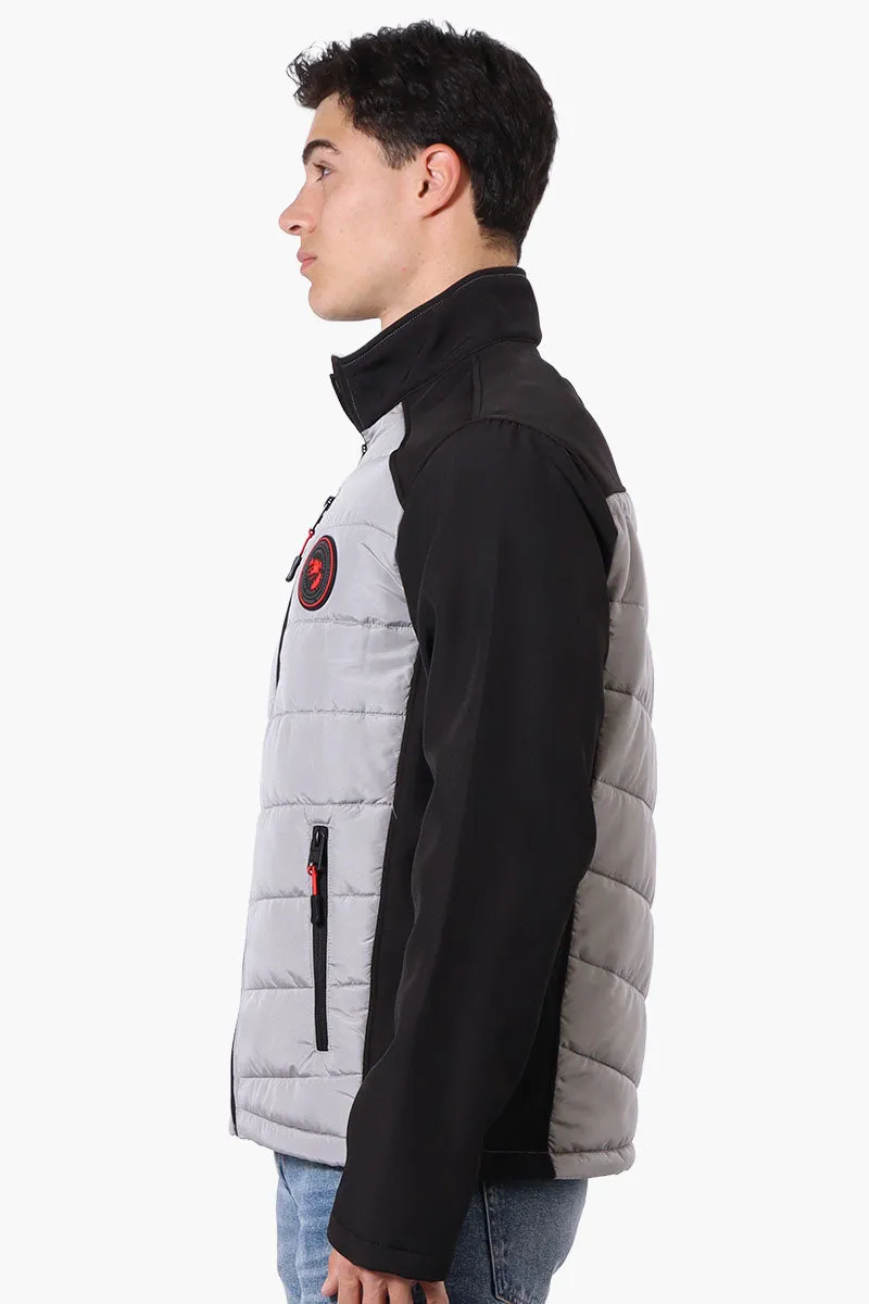 Super Triple Goose Quilted Bubble Lightweight Jacket - Grey