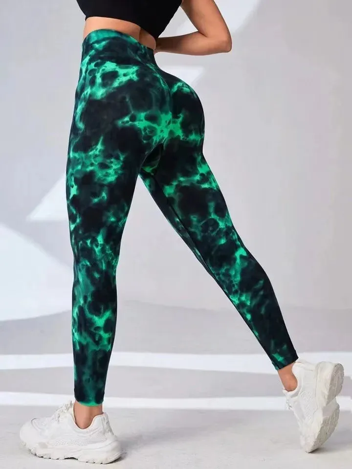 Tie Dye Seamless Leggings