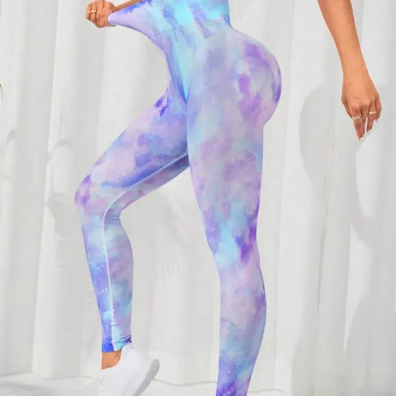 Tie Dye Seamless Leggings
