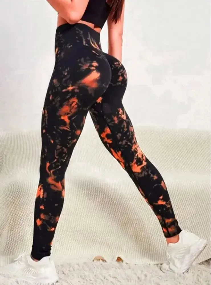 Tie Dye Seamless Leggings
