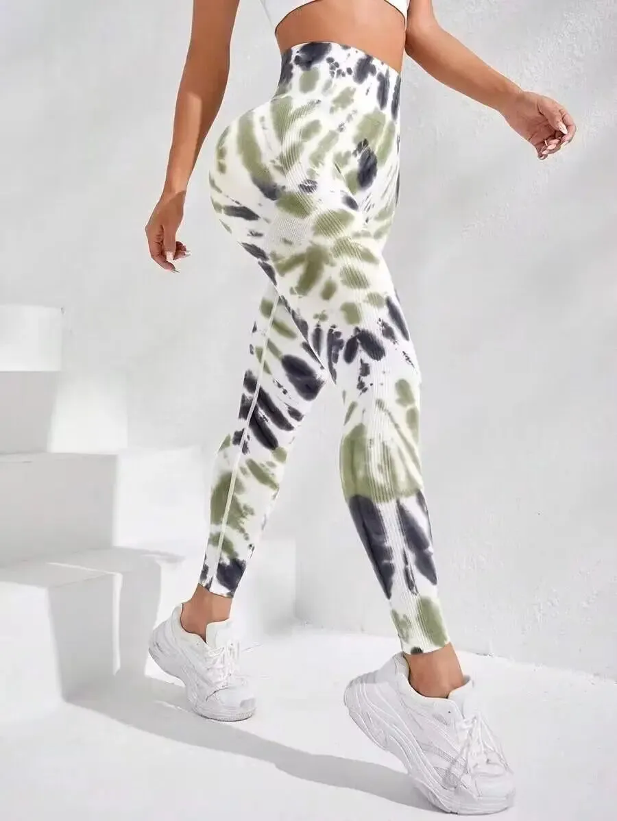 Tie Dye Seamless Leggings