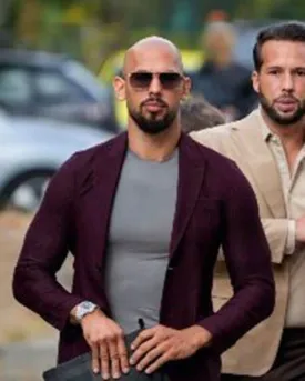 Top G Andrew Tate Maroon Blazer